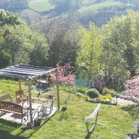 vue de la terrasse sur le jardin